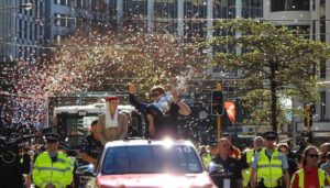 FPL Confetti at New Zealand America's Cup parade