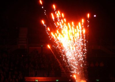 indoor pyrotechnics Disney on Ice